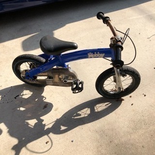 [無料]子供用自転車 ホビーバイク 青の画像