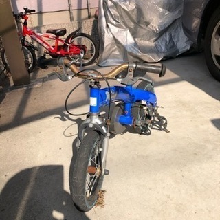 [無料]子供用自転車 ホビーバイク 青の画像