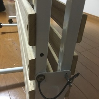 セミダブルのパイプベッド0円の画像