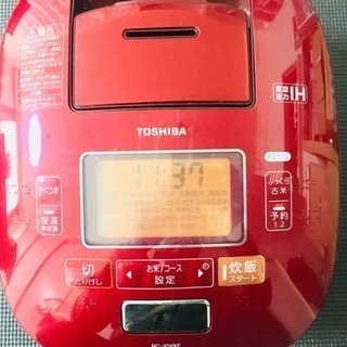 炊飯器（TOSHIBA,RC-10VXF）※故障品の画像