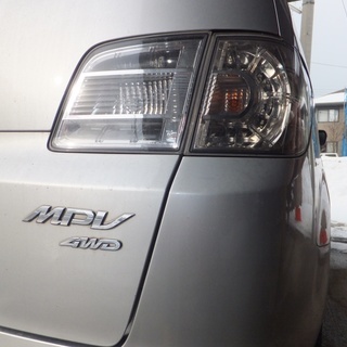 【商談中です】【更に値下げ】マツダ ＭＰＶ ２３Ｔ ４ＷＤ マツダスピードフルエアロ　サンライトシルバーメタリック　Ｈ１８年式　検３１．８の画像
