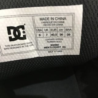 新品♢DC スニーカーの画像
