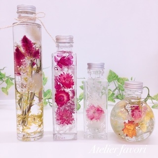川越市 Atelier favoriハーバリウムマスター講座（講師・販売コース）の画像