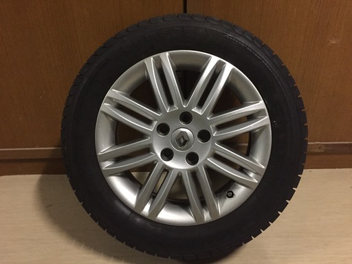 ルノーカングー純正アルミホイール・スタッドレスタイヤのセット