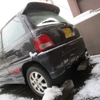 ダイハツ ミラTR-XX アバンツァートR4　社外マフラー、冬タイヤ付、4WDの画像