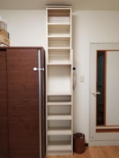 【美品】オープンラック　突っ張り本棚　耐震棚