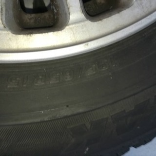 【値下げ】ノア用アルミホイール　スタッドレスタイヤ付き4本セット（195/65R15）の画像