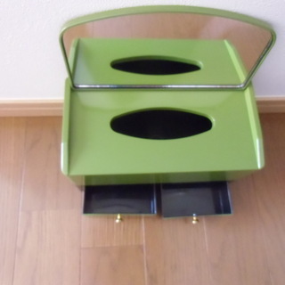 《新品・未使用》 こいまろ ティッシュケース ミラー・小物入れ付き➌の画像
