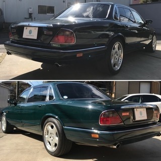希少左ハン ジャガー XJ 4.0 ソブリン ロング OZ18インチAW レザー ナビ★ワンオーナー★の画像