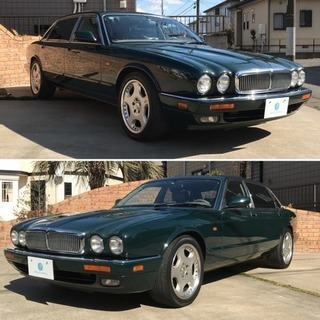 希少左ハン ジャガー XJ 4.0 ソブリン ロング OZ18インチAW レザー ナビ★ワンオーナー★の画像
