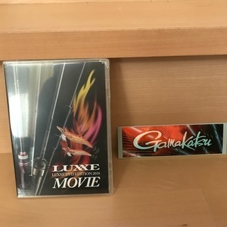 Gamakatsu DVDとステッカー