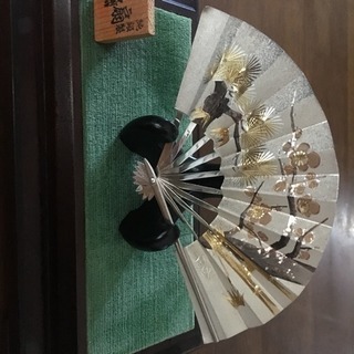 値下げ！純銀製扇光則作