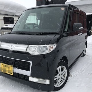 車検長期☆タントカスタムRS☆4WD☆人気のブラック☆パワースラ...