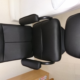 新品 未使用 チェア オットマン付き オフィスチェア リクライニ...