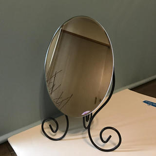 ＩＫＥＡ。３８ｃｍ、大きい鏡。ミラー。アンティーク調。の画像
