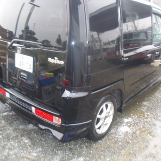 　Ｈ14年式　ホンダ　モビリオスパイク　黒　車検Ｈ31/4月21日まで有の画像