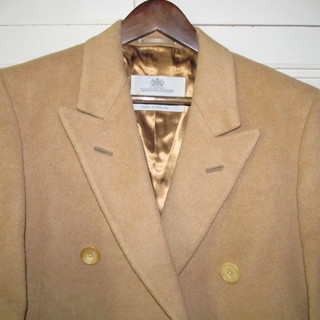 アクアスキュータム　ポロコート　英国製　Aquascutum PURE CAMEL HAIR　中古