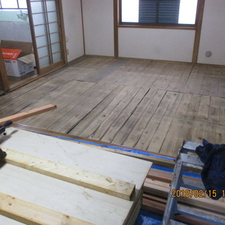 福岡，リフオーム工事、フローリング張り、便利屋