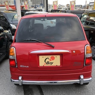 【14ｲﾝﾁｱﾙﾐ】★ミラジーノ★ﾐﾆﾗｲﾄ★黒木目調ﾊﾟﾈﾙ★革巻ｽﾃｱﾘﾝｸﾞ★純正ｽﾃﾚｵ★フォグランプの画像