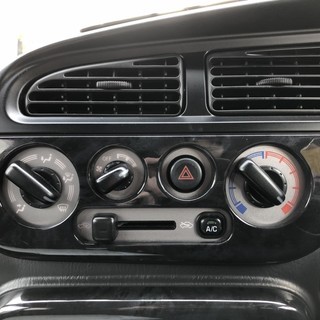 【14ｲﾝﾁｱﾙﾐ】★ミラジーノ★ﾐﾆﾗｲﾄ★黒木目調ﾊﾟﾈﾙ★革巻ｽﾃｱﾘﾝｸﾞ★純正ｽﾃﾚｵ★フォグランプの画像