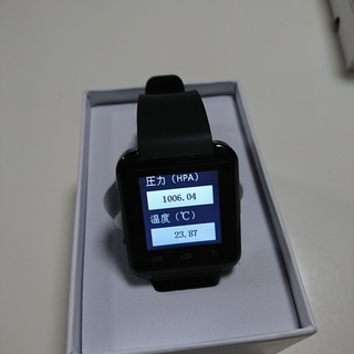 【美品】スマートウォッチ　日本語　Bluetooth4.1対応の画像