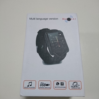 【美品】スマートウォッチ　日本語　Bluetooth4.1対応の画像