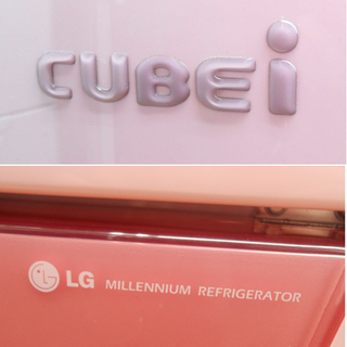 LG 2ドア冷蔵庫 CUBEi ピンク 90L 札幌市 清田区 平岡の画像