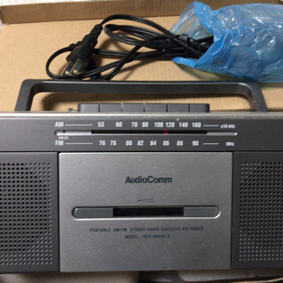オーム電機ステレオラジカセ RCS-S408K-Sの画像