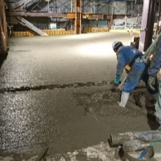 左官業です！コンクリート打ち仕上げ工事等を行います！