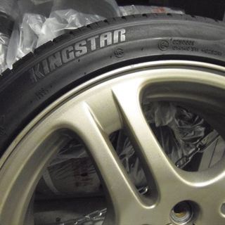 夏タイヤ 215/45R17 2017年製 スバル純正アルミ 4本セットの画像