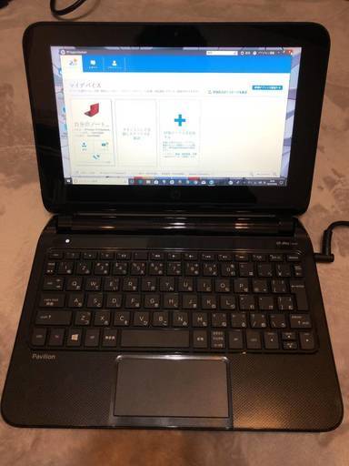 ★Pavilion10　タッチスクリーン　最新Windows10　条件付き特別価格　　軽量１．２８ｋｇ　HDD500GB　すぐに使えます★