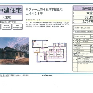 下妻市大木、とにかく立派な平屋住宅です。家でのんびり暮らせる家です。２５９８万円はかなりお得な買い物ですね - 不動産