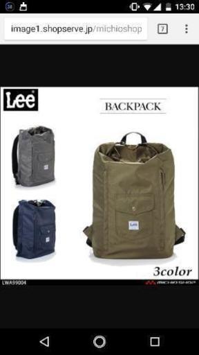 Lee★リュック