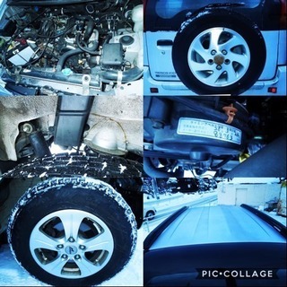 【総額 ５万円】 ダイハツ テリオスキッド（軽） 5速 4WD ターボ 冬タイヤ履き ※要整備の画像