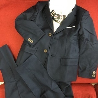 新品⭐︎100 韓国 フォーマル ブレザー シャツ 蝶ネクタイ ズボン 4セットの画像