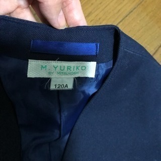 ジャケット  ブレザー   120 ②紺色  ネイビーの画像