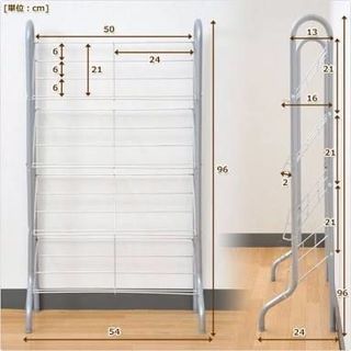 シューズラック　薄型の画像