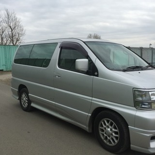 乗り出し 15万円、車検長い、エルグランド、下取り可