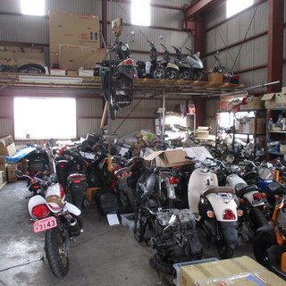 バイク解体　男女問わずの画像
