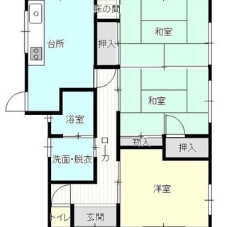 【条件変更】一戸建て貸家（３ＤＫ）ペット相談、ＤＩＹ可、買い物便利！ - 気仙沼市