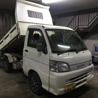 軽四4WDダンプPTO付き貸します