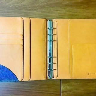 ashfordシステム手帳（青）の画像