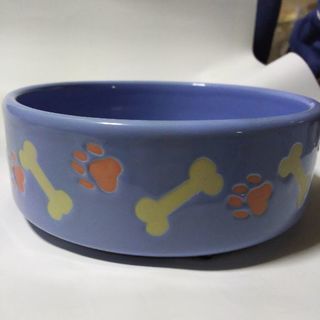 大型犬食器（ブルー）の画像