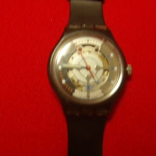 　SWATCH (SWISS製)スケルトン腕時計　の画像