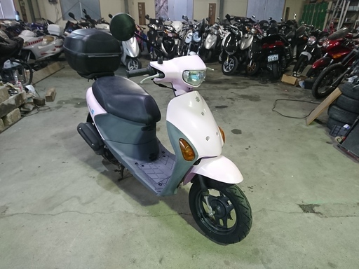 スズキ　レッツ4　走行たったの281ｋｍ‼　原付50cc　純正パニアケース付き