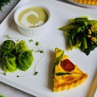 〝春野菜プレートを食べながら学ぶ‼︎〟 旬のお野菜でビュー...