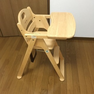 木製 ハイチェアの画像