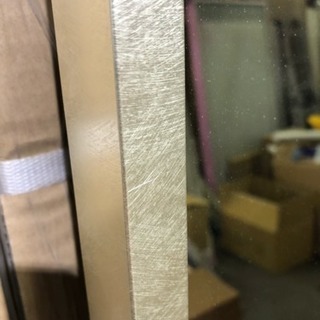 モデルルーム設置品 アクセントミラー ウォールミラー　鏡　姿見　造作特注品の画像