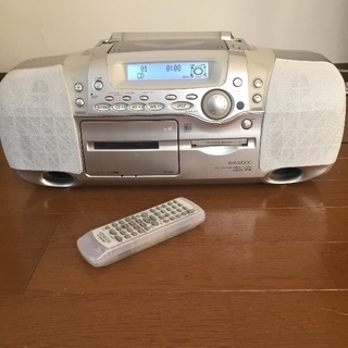 CD, MD, ラジオ, カセットプレーヤー（KENWOOD RAMPAGE）の画像