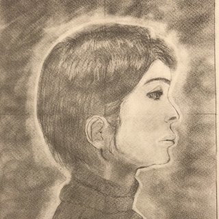 お絵描きしている人
